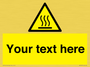 Custom Hot Surface Sign